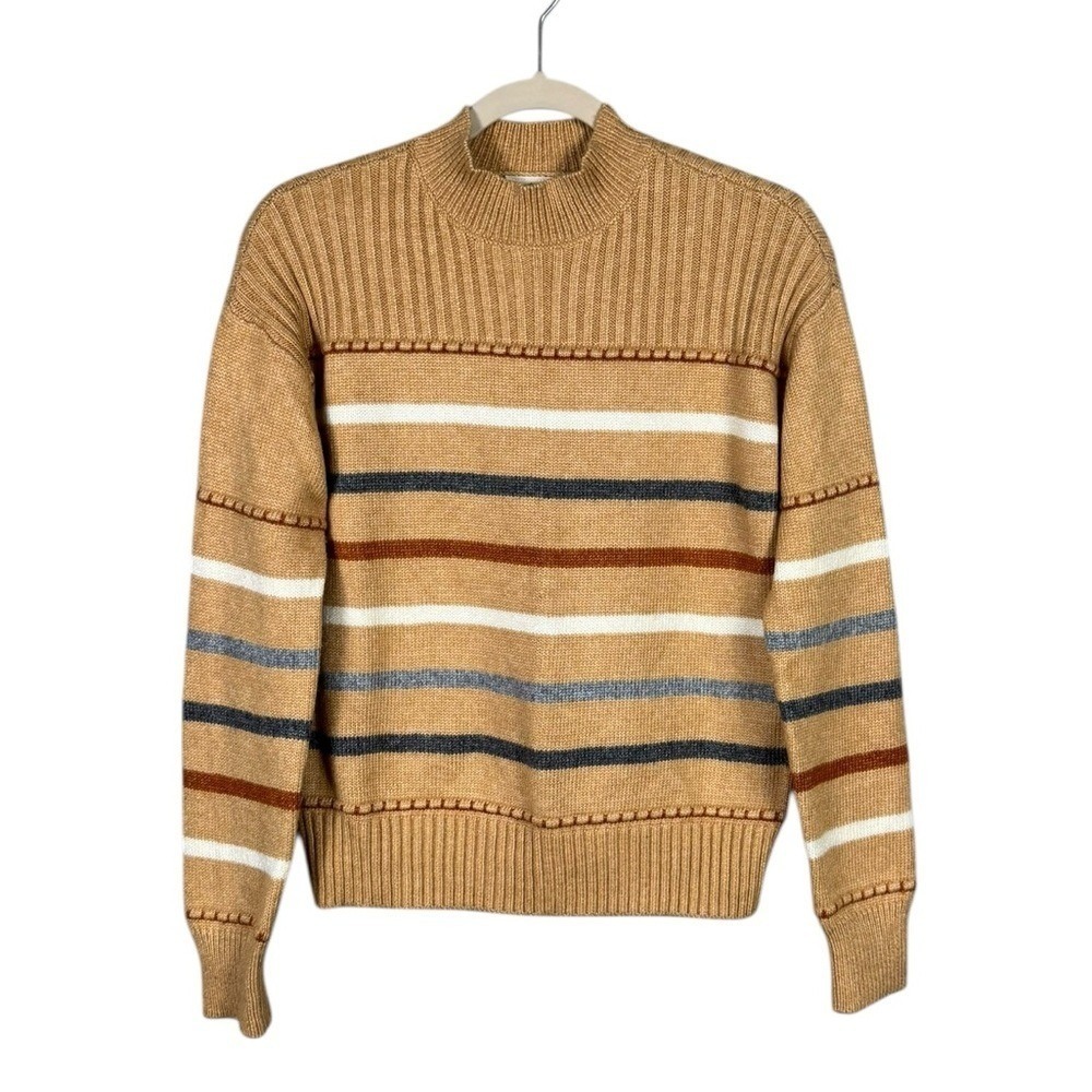 St Johns Bay Women Sweater Medium Oversized Scandi Forest Fisherman Layer Preppy